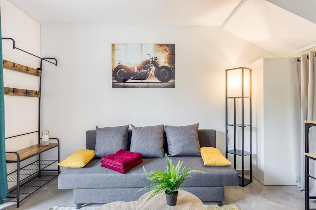 Cocoon - Jardin - Boite A Cle - Wi-Fi Apartment Baulne Luaran gambar
