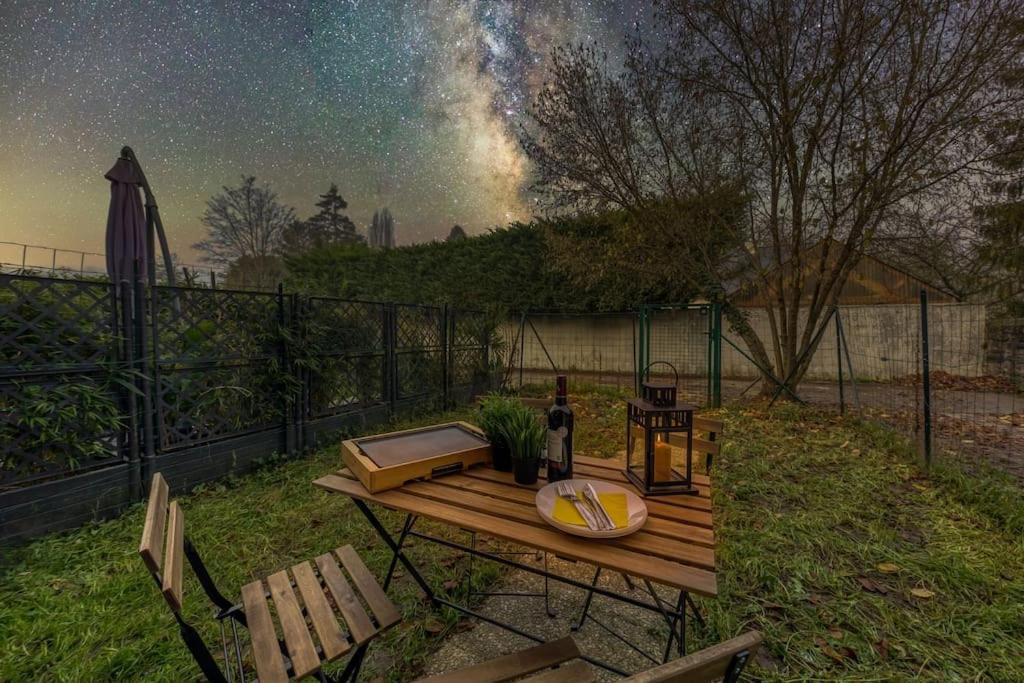 Cocoon - Jardin - Boite A Cle - Wi-Fi Apartment Baulne Luaran gambar